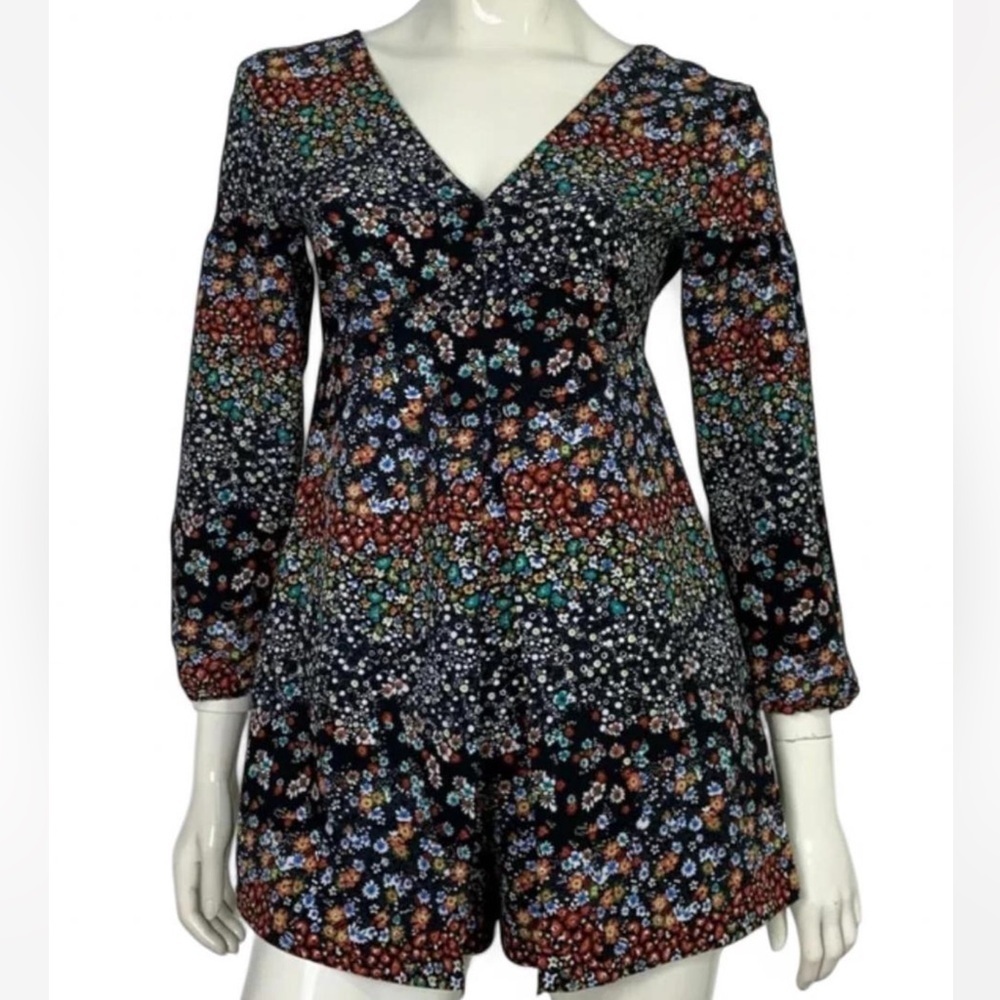 Zara Multicolor Floral Romper